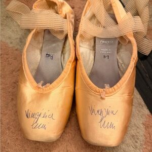 Ballerina signed pointe shoes freed of London